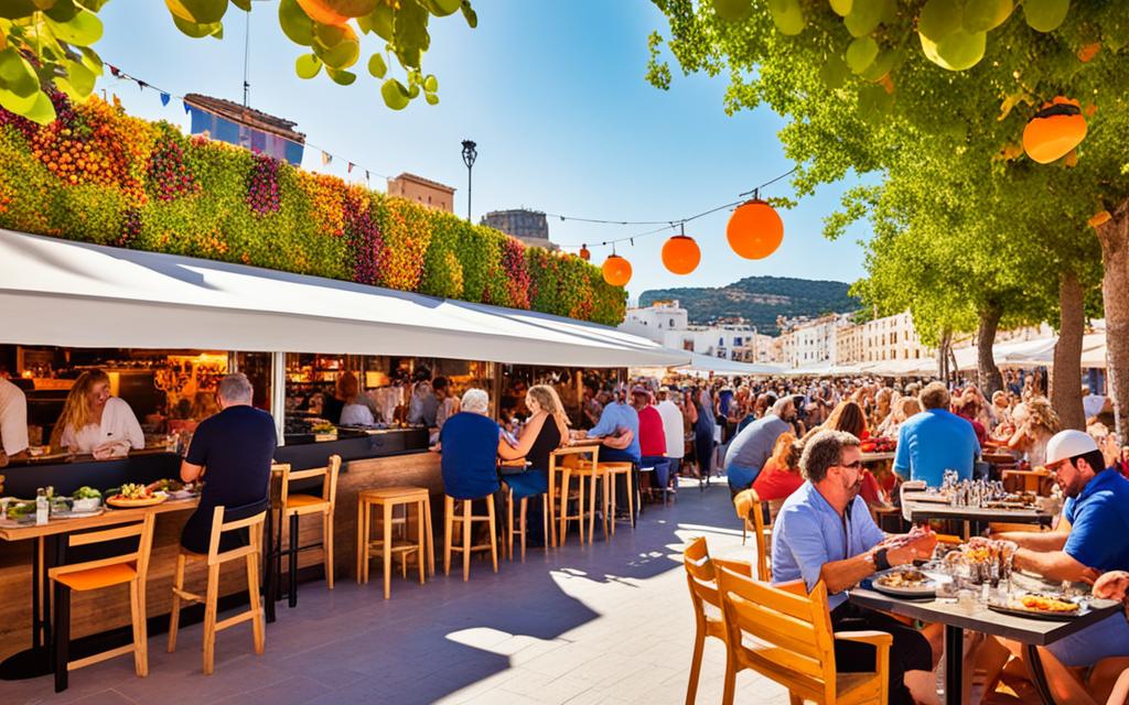 Tapas Scene in Ibiza